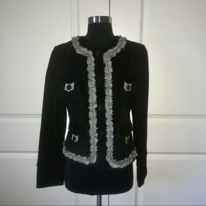 Bagatelle Suede Leather Coat